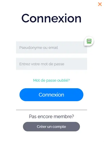 Connexion des membres du Caz Win Casino