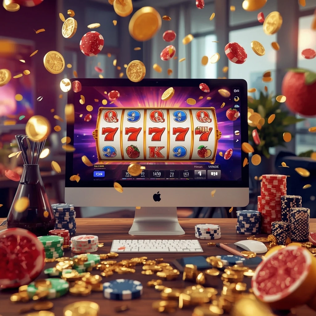 Machines à sous sur un écran CAZ WIN CASINO