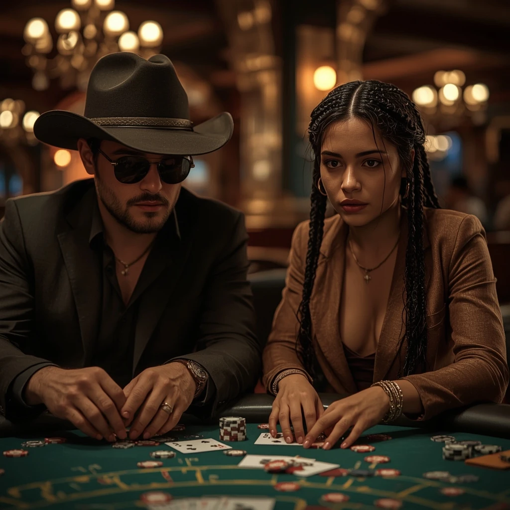 photo de deux joueurs de poker CAZ WIN CASINO